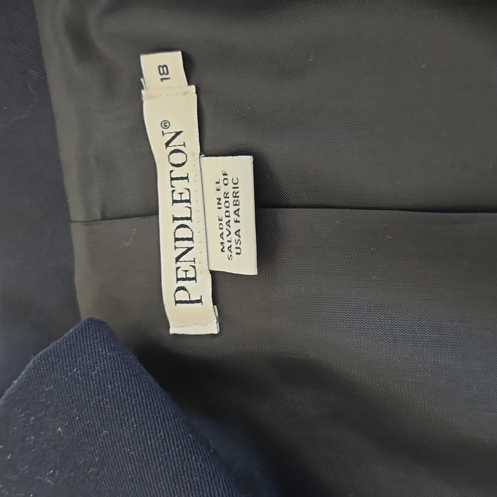 Pendleton Women's Single Button 100% Wool Blazer … - image 11
